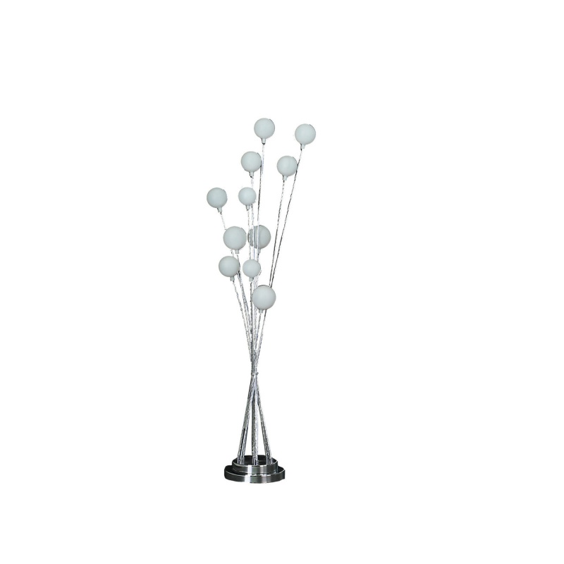 46" Chrome Multi Light Led Novelty Floor Lamp