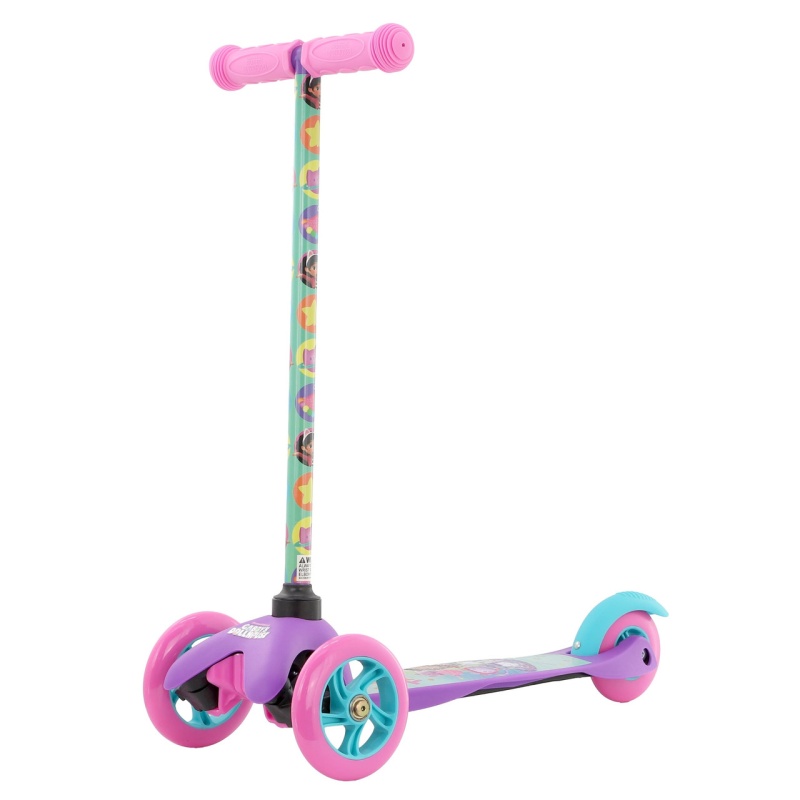 Gabby's Dollhouse 3-Wheel Tilt-and-Turn Scooter