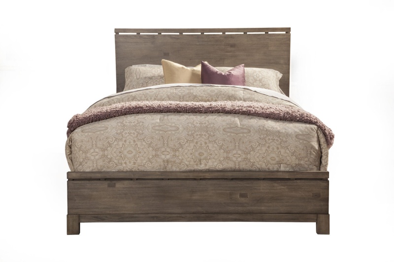 Gray Solid And Manufactured Wood King Bed