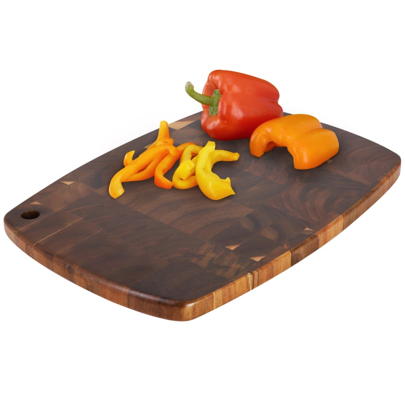 MegaChef Acacia Wood Rectangular Cutting Board