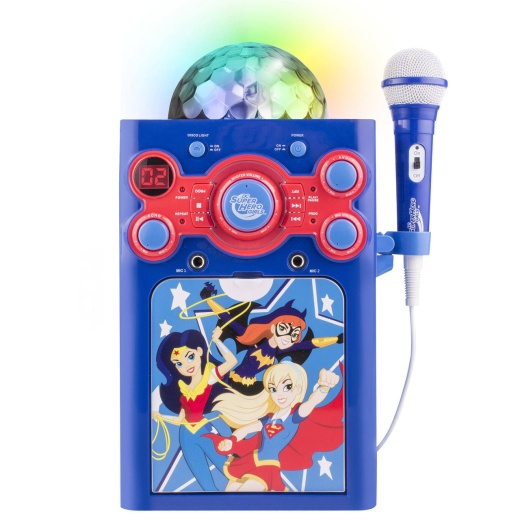 DC Superhero Girls Disco Karaoke System