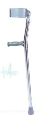 Forearm Crutches Adult Silver 300Lb Weight Capacity 1 Pair/Cs