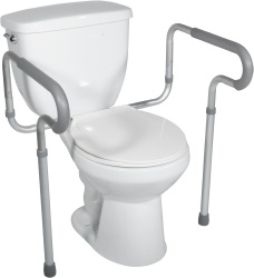 Toilet Safety Rail Retail Packaged 2\Cs Hcpcs: