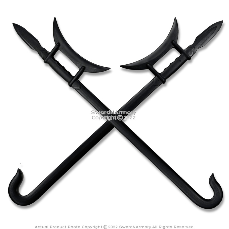 40.5" Polypropylene Hook Swords Wushu Kung Fu Chinese Martial Arts Performance