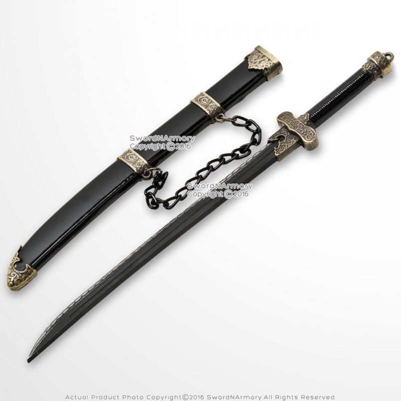 8" Mini House Of Flying Dagger Chinese Broad Sword Dao Letter Opener Knife