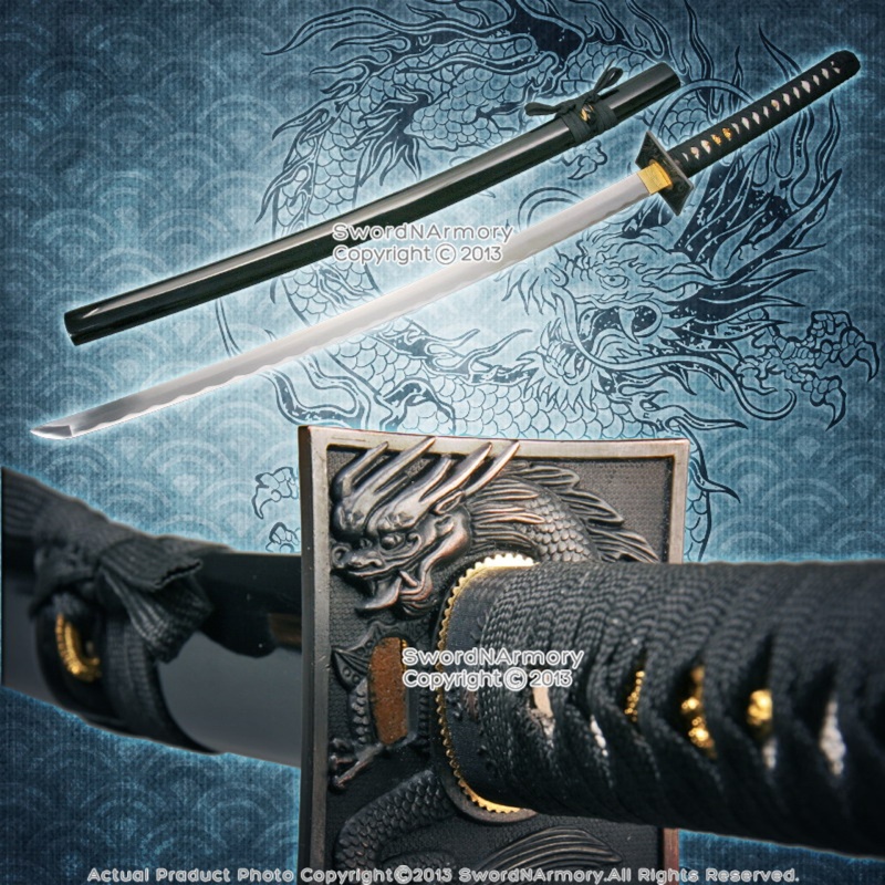 41" Hand Honed Samurai Katana Sword With Different Style Dragon Warrior Ninja