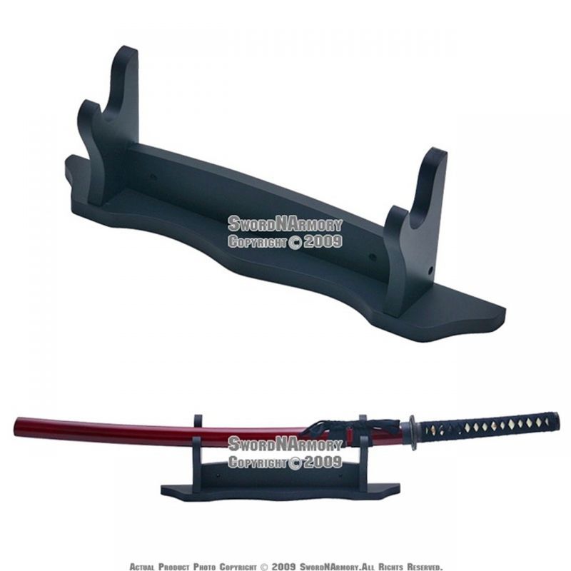 1 Tier Multifunction Samurai Katana Sword Stand Table Top & Wall Mount