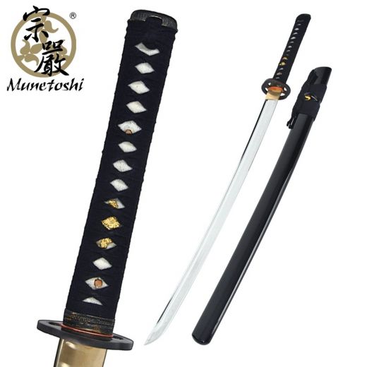 24" Blade Length Aluminum Iaito Unsharpen Training Junior Size Katana Practice Samurai Sword