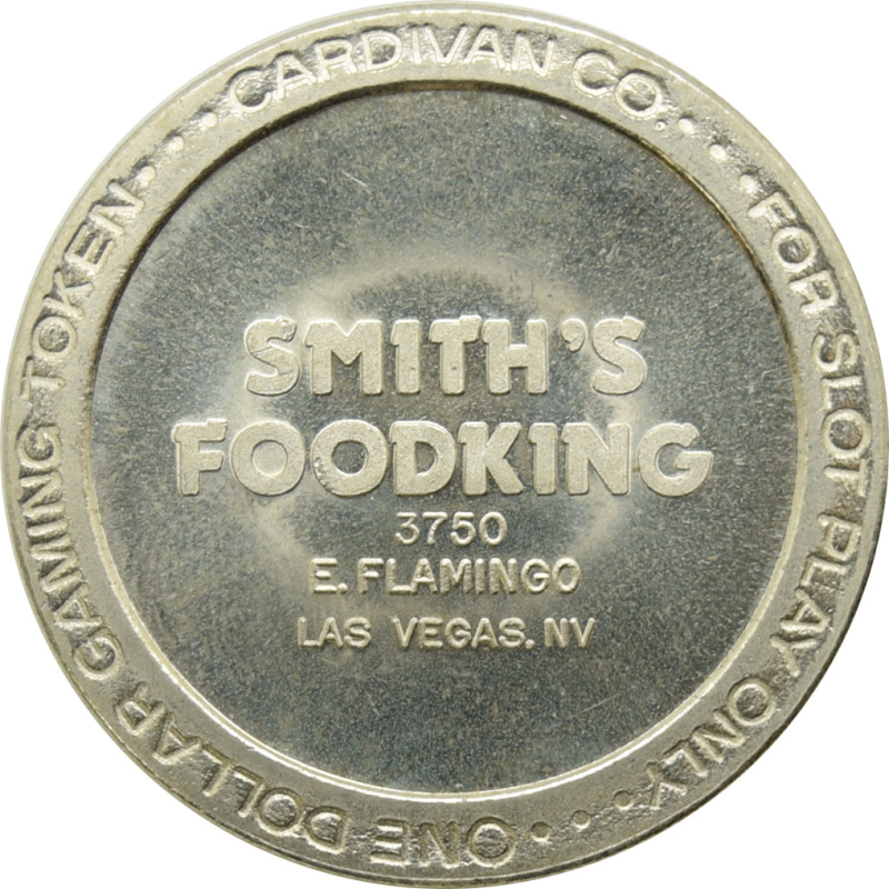 Smith's Food (3750 E. Flamingo) Las Vegas Nv $1 Token 1986