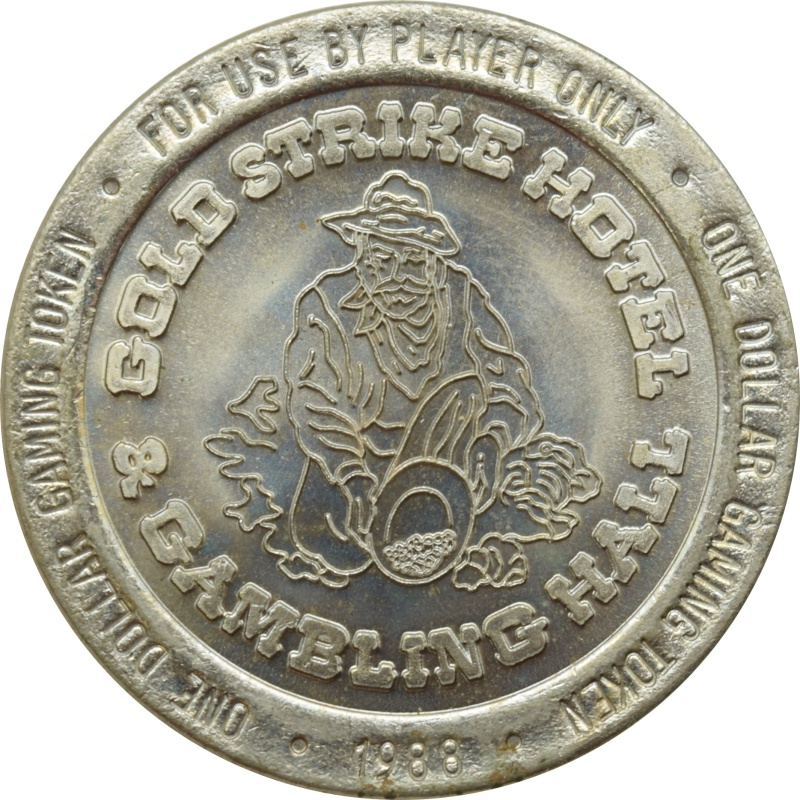 Gold Strike Inn Casino Jean Nevada $1 Token 1988
