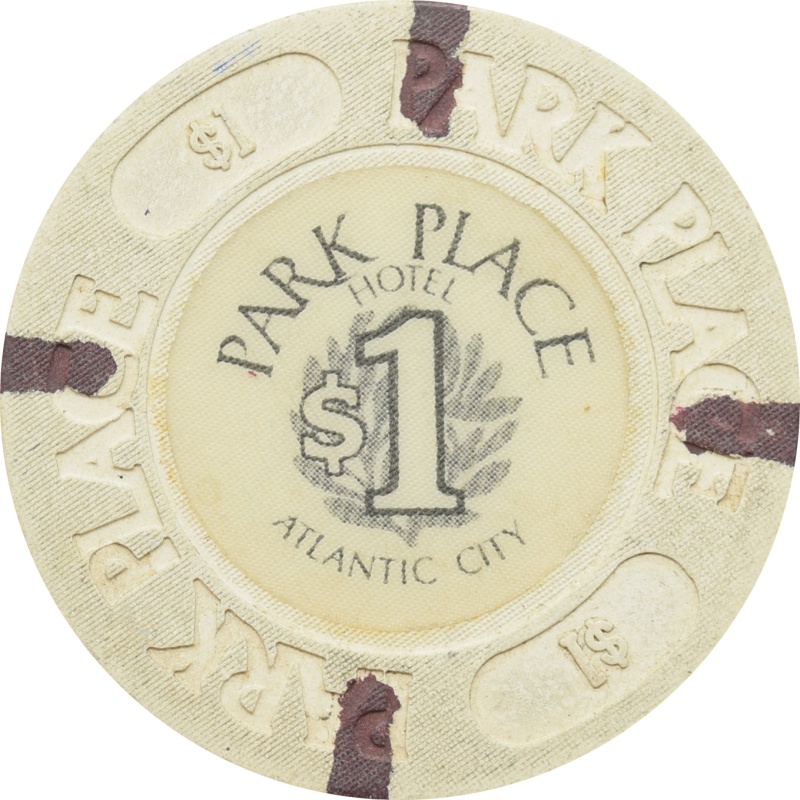 Bally's (Park Place) Casino Atlantic City Nj $1 Chip #2