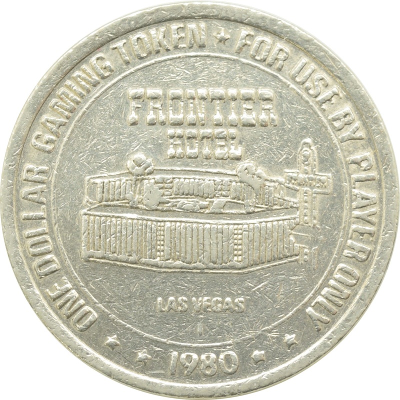 Frontier Hotel Casino Las Vegas Nv $1 Token 1980