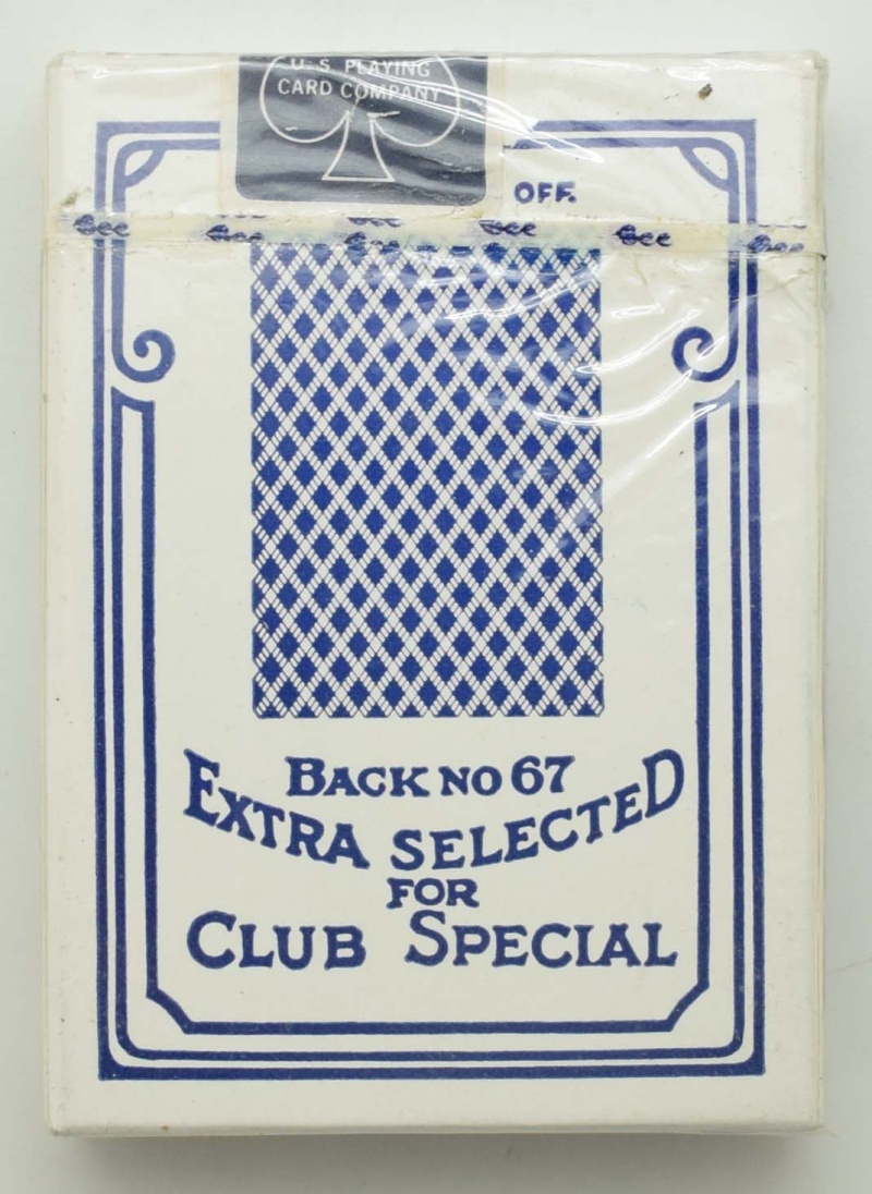 Vintage Bee Club Special No. 92 Uspc Seal New Blue Playing Card Deck