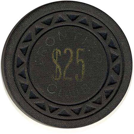 Frontier Club Casino Las Vegas Nevada $25 Chip 1940s