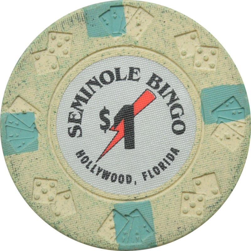 Seminole Bingo Casino Hollywood Fl $1 Chip