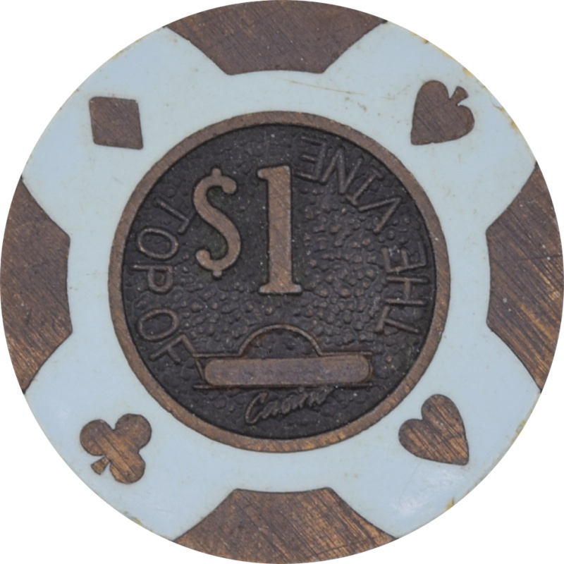 Top Of The Vine Casino Lebec California $1 Chip