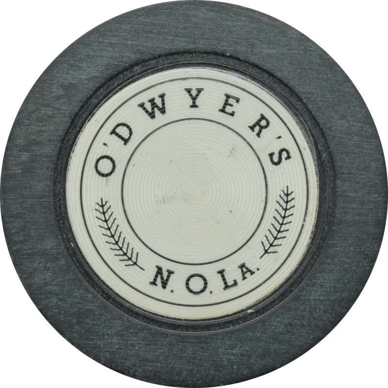 O'dwyer's Illegal Casino New Orleans Louisiana Black Roulette Chip