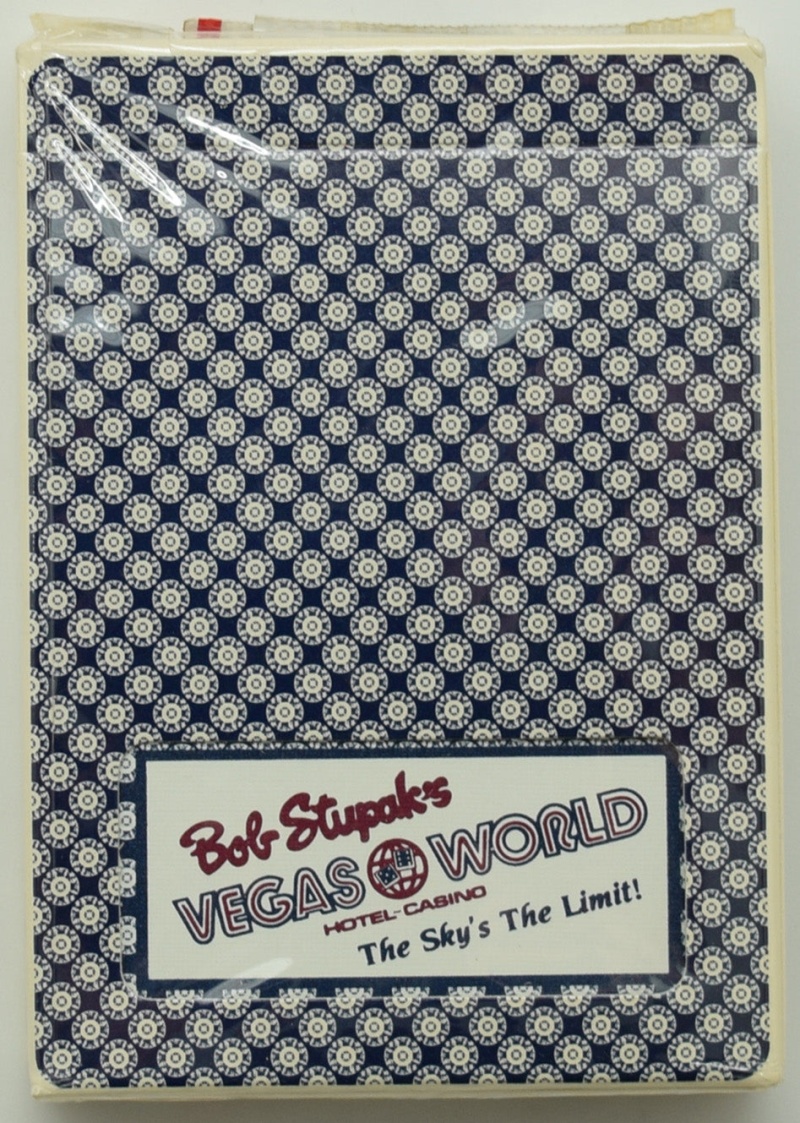 Vegas World Casino Las Vegas Nevada New Sealed Deck