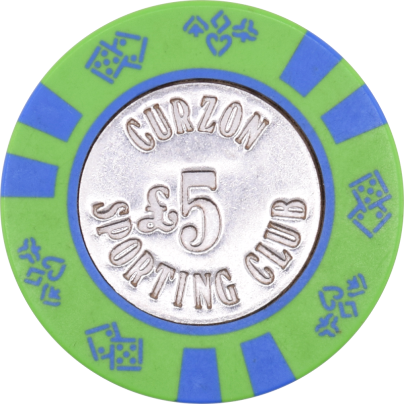 Curzon Sporting Club Casino United Kingdom Uk €5 Chip