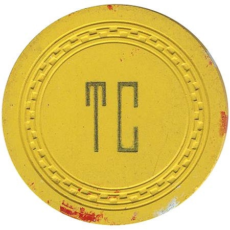 Tonopah Club Casino Tonopah Nevada $5 Chip 1940s