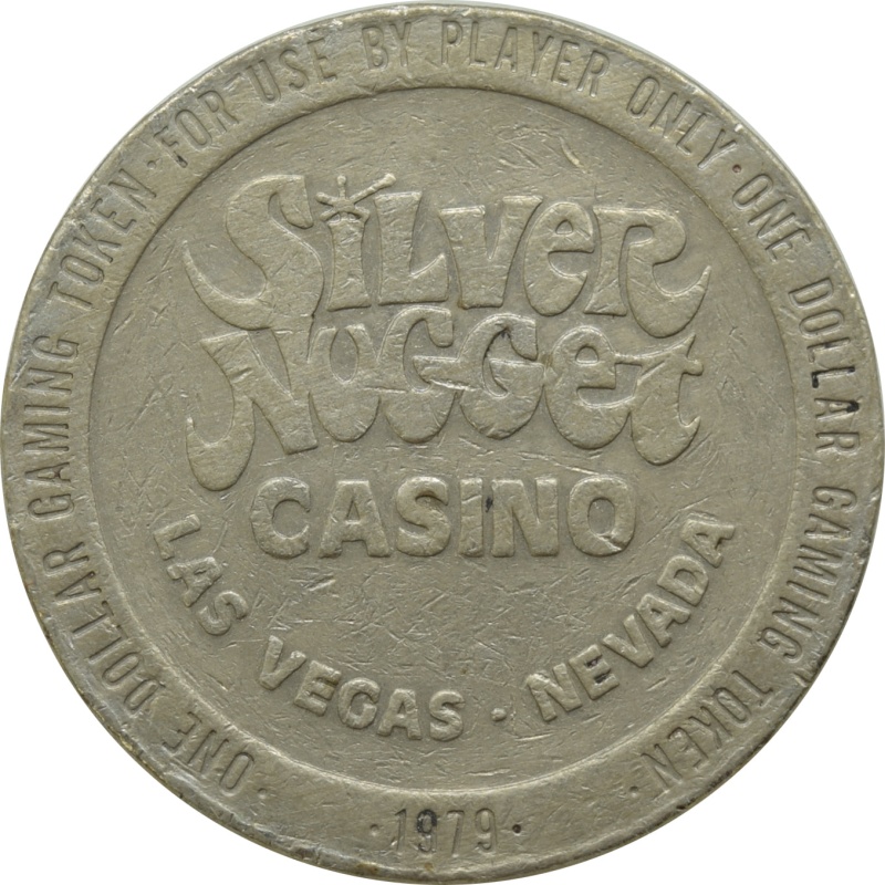 Silver Nugget Casino N. Las Vegas Nv $1 Token 1979