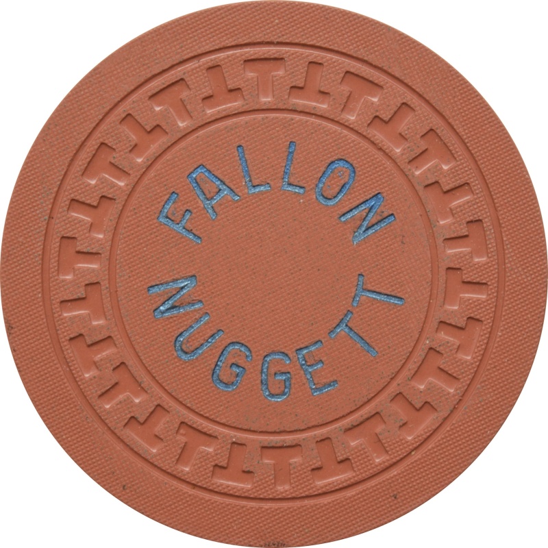 Fallon Nugget Casino Fallon Nevada $100 Chip 1962