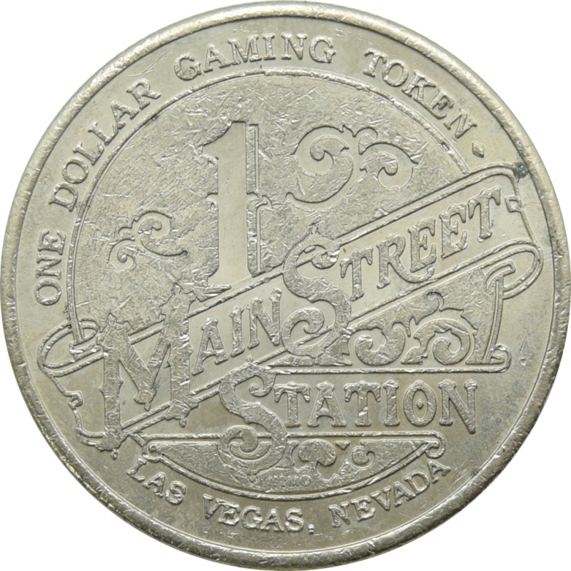 Main Street Station Casino Las Vegas Nv $1 Token 1991