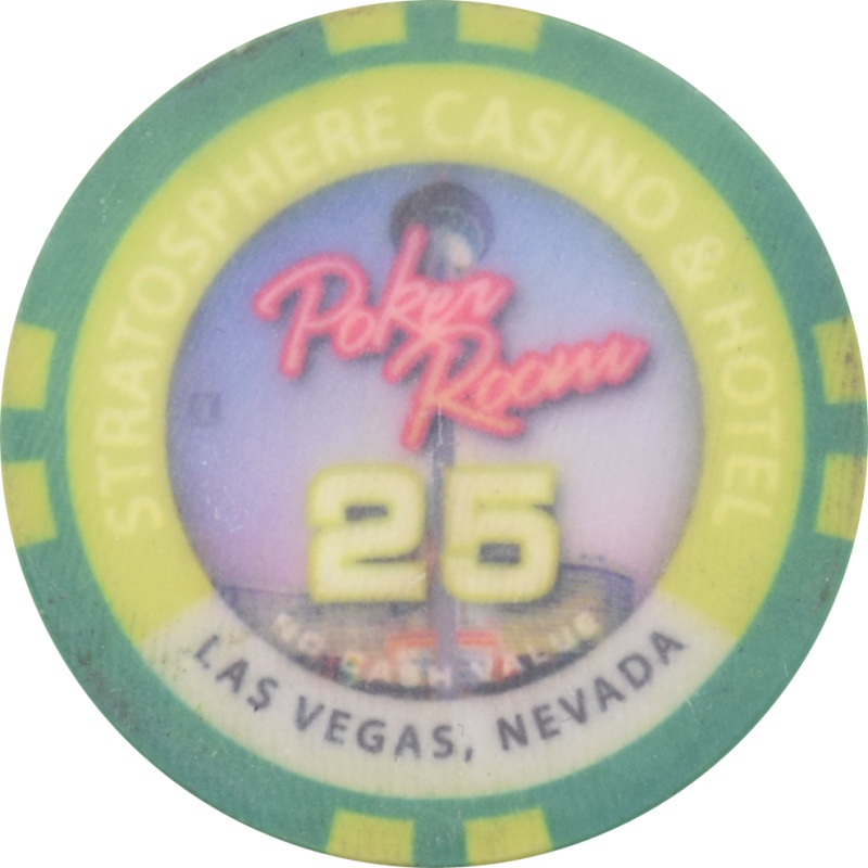Stratosphere Casino Las Vegas Nevada $25 Ncv Chip 2006