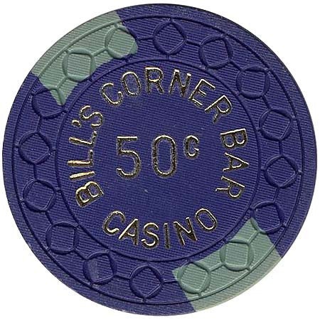 Bill's Corner Bar Casino Reno Nevada 50 Cent Chip 1965