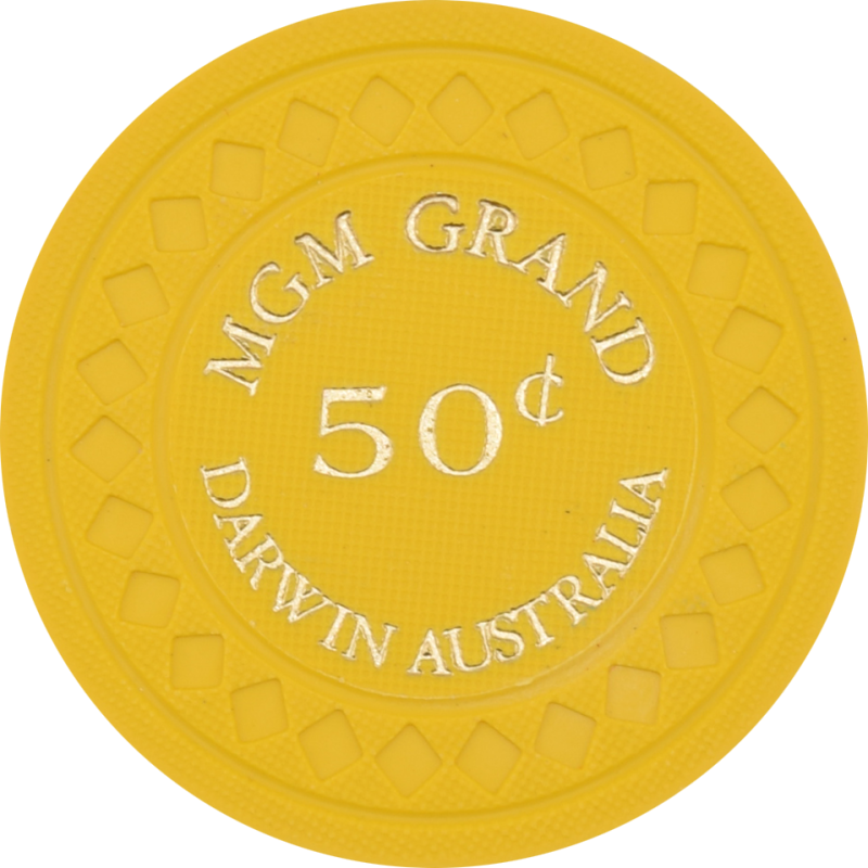 Mgm Grand Casino Darwin Nt Australia 50 Cent Chip