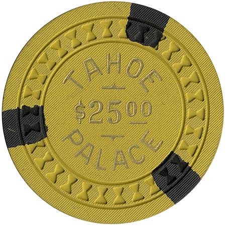 Tahoe Palace Casino Lake Tahoe Nevada $25 Chip 1956