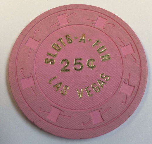 Slot A Fun Casino Las Vegas Nevada 25 Cent Chip 1980s