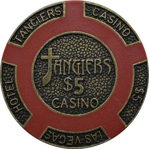 Spinettis Gaming Tangiers Casino Brass Poker Chip
