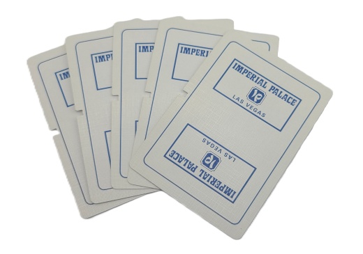 Imperial Palace Casino Las Vegas Nevada Blue Used Deck Vintage