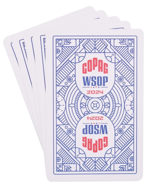 Copag Wsop 2024 Tournament Played 100% Plastic Playing Cards - Jumbo Index Narrow Size (Bridge)