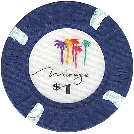 Mirage Casino Las Vegas Nevada $1 Chip 1989