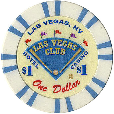 Las Vegas Club Casino Las Vegas Nevada $1 Chip 2001