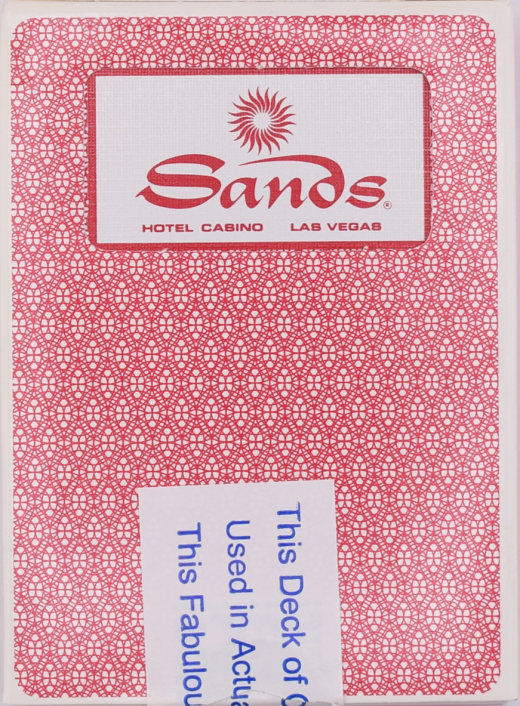 Sands Casino Las Vegas Playing Card Deck