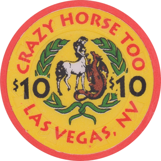 Crazy Horse Too Strip Club Las Vegas $10 Red Chip