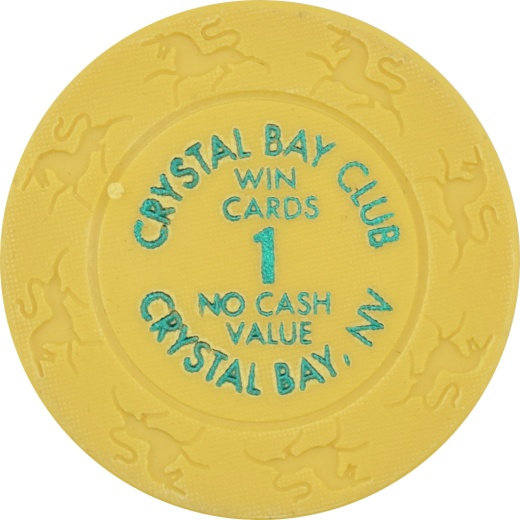 Crystal Bay Casino Crystal Bay Nevada Win Cards 1 Ncv Chip 1999