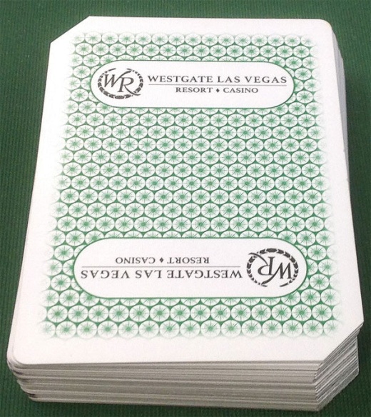 Westgate 1 Used Green Deck Of Casino Playing Cards