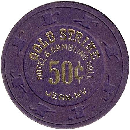 Gold Strike Casino Jean Nevada 50 Cent Chip 1987