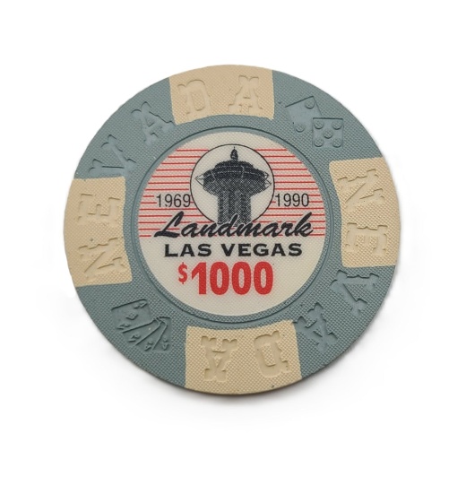 Landmark Casino Las Vegas Nevada $1000 Borland Commemorative Chip