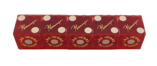 Flamingo Casino Las Vegas Nevada Stick Of 5 Dice 2019
