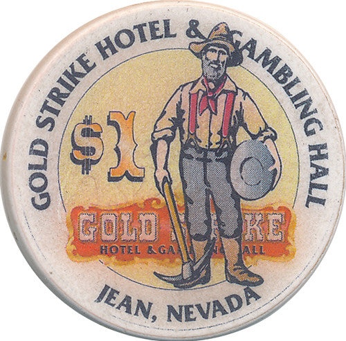 Gold Strike Casino Jean Nevada $1 Chip 1999 - Rare Casino Memorabilia