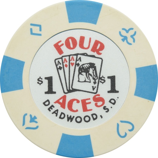 Four Aces Casino Deadwood Sd $1 Chip