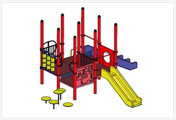 SportsPlay Lauren Modular Play Structure - Playground Equipment