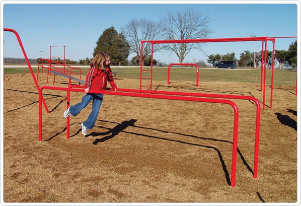 SportsPlay Parallel Bars: Painted - Playground Fitness Equipment