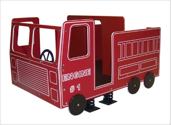 SportsPlay Fire Truck Multi Spring Rider: 2 to 5 years old