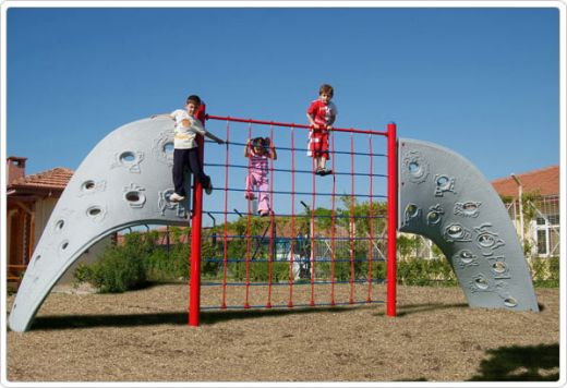 SportsPlay Two Panel Rope Aztec Climber Playground Equipment